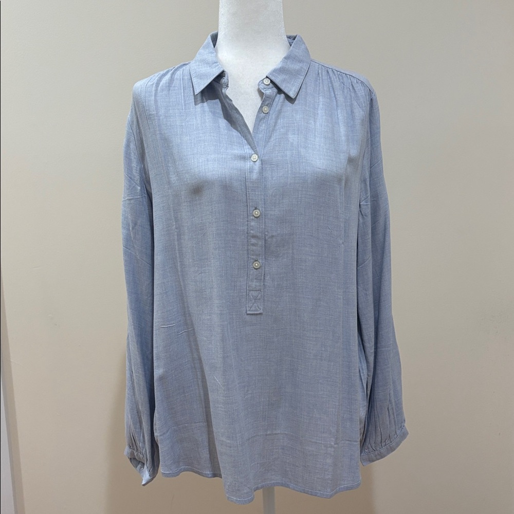 LOFT Outlet Blouse Half Placket